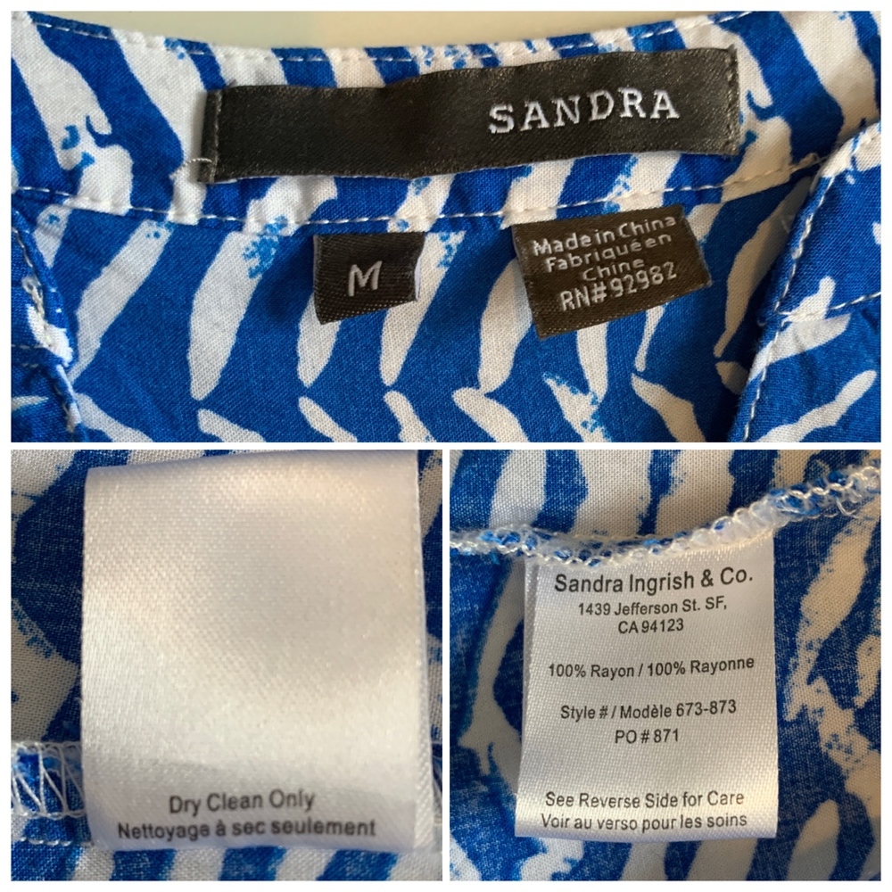 Sandra Ingrish | Split Neck Sleeveless Tunic - image 2